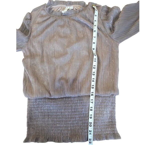 Joie Shimmer Long Sleeve Blouse Size XS - Picture 5 of 8